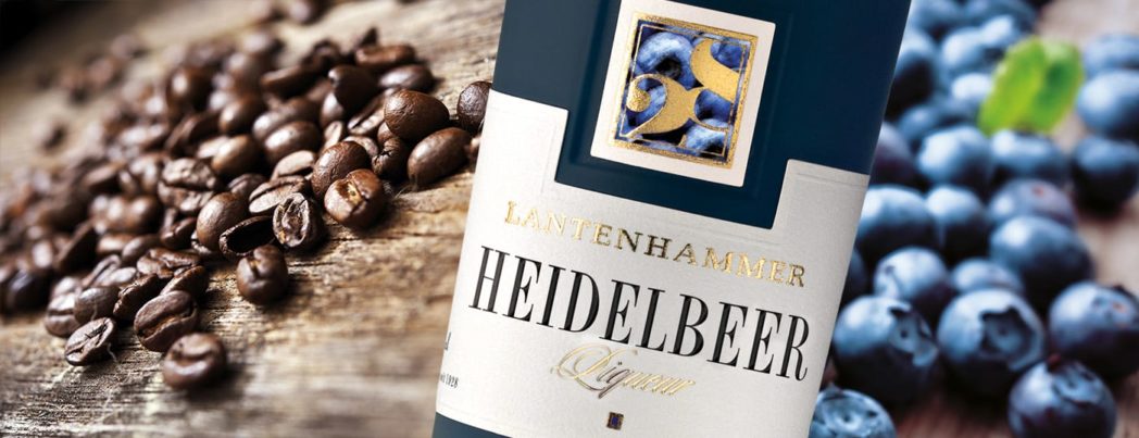 Lantenhammer Heidelbeer Liqueure Close up