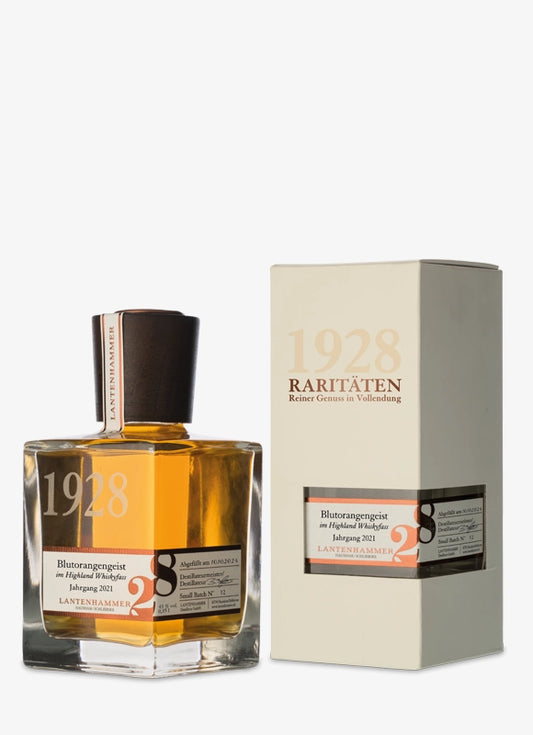 1928 RARITÄT Blutorangengeist gelagert im Highland Whiskyfass 43%