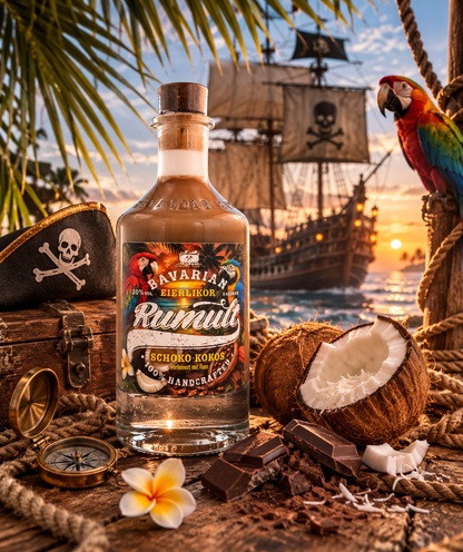 Schoko-Kokos Eierlikör verfeinert mit Rum