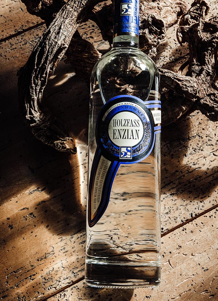 Holzfass Enzian 40%