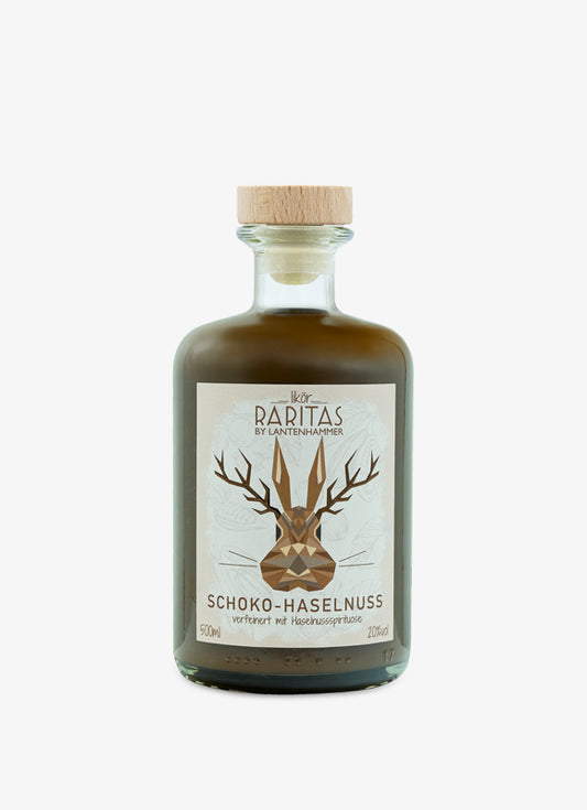 RARITAS Schoko-Haselnuss Liqueur 20% – von Natur aus laktosefrei